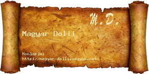 Magyar Dolli névjegykártya